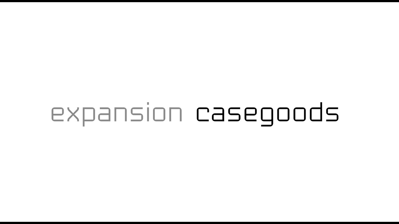 Animation - Expansion Casegoods - Overview