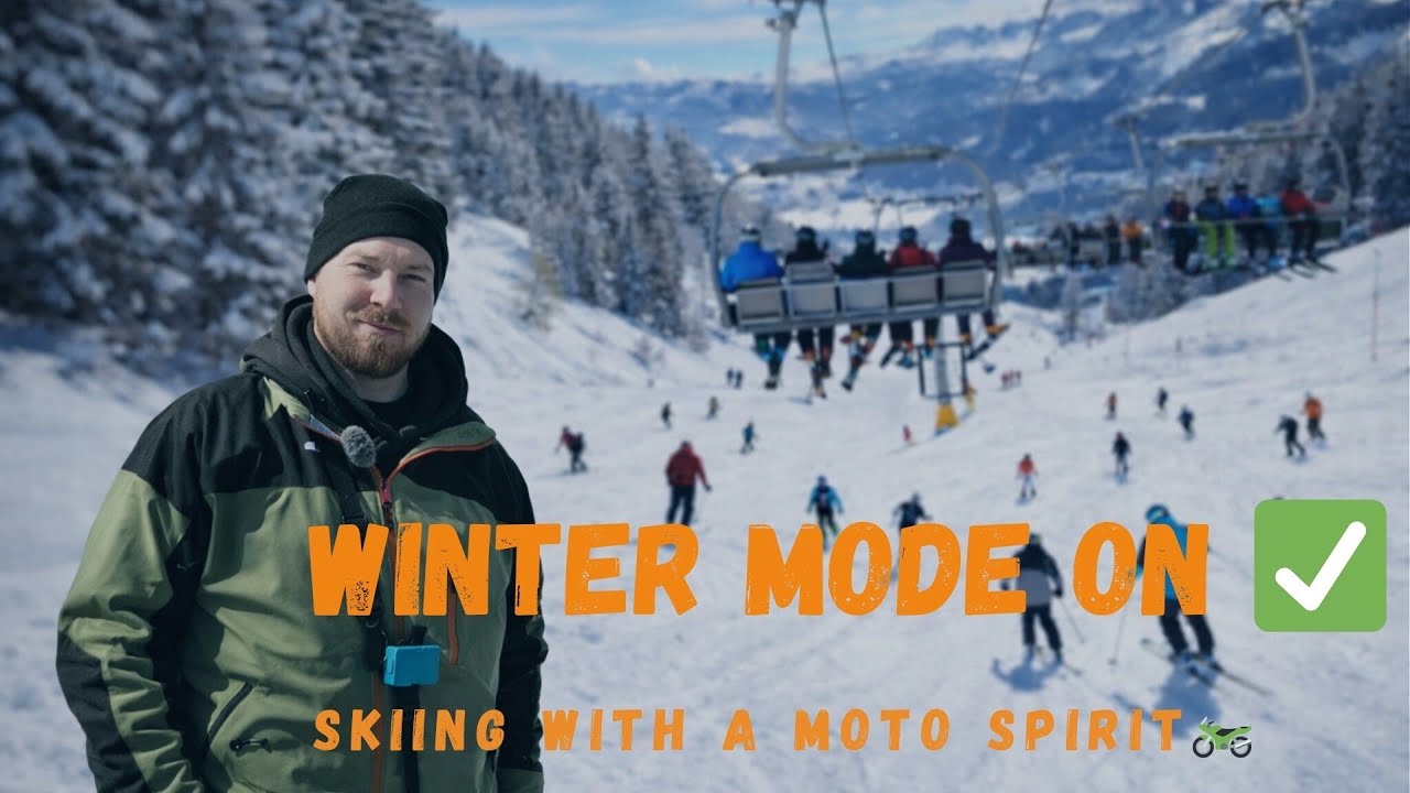 🥶Зимен режим включен⛷️ Ски каране с мото дух !