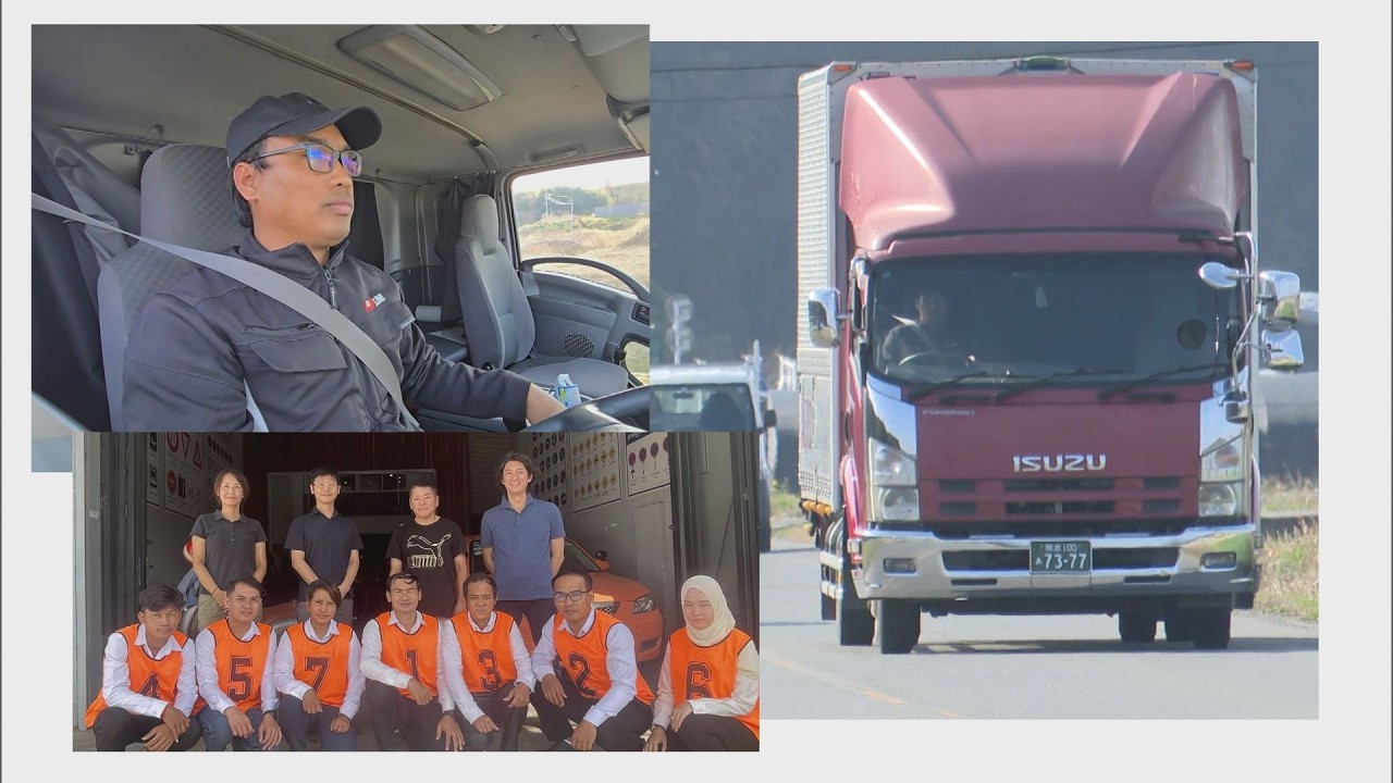 カンボジア人ドライバー　熊本の運送会社が運転免許取得をサポート　2026年3月12日のLBSロカールビジネスサテライトで放送
