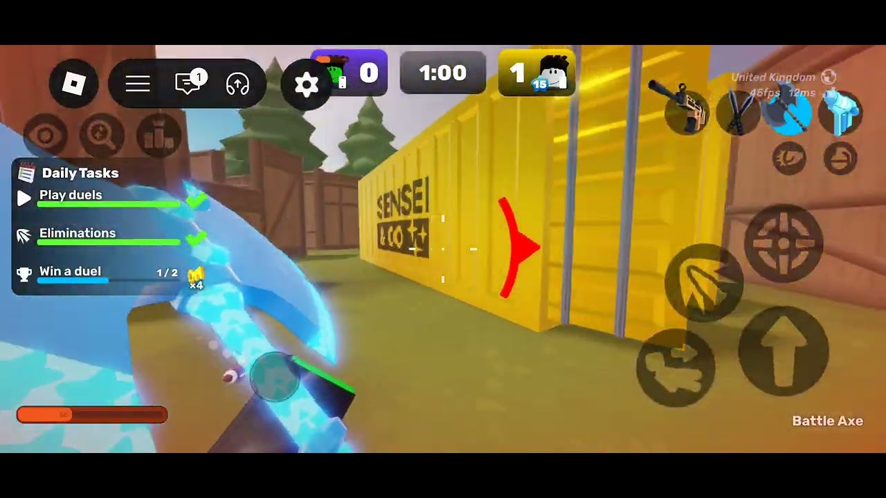 Intense 1v1 in Roblox Rivals… who wins? ⚔️🔥 #roblox #gaming #rivalsgameplay 