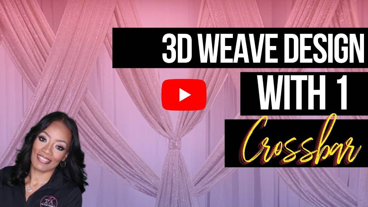 3D Weave Pattern Backdrop DIY – Full Tutorial for Beginners!