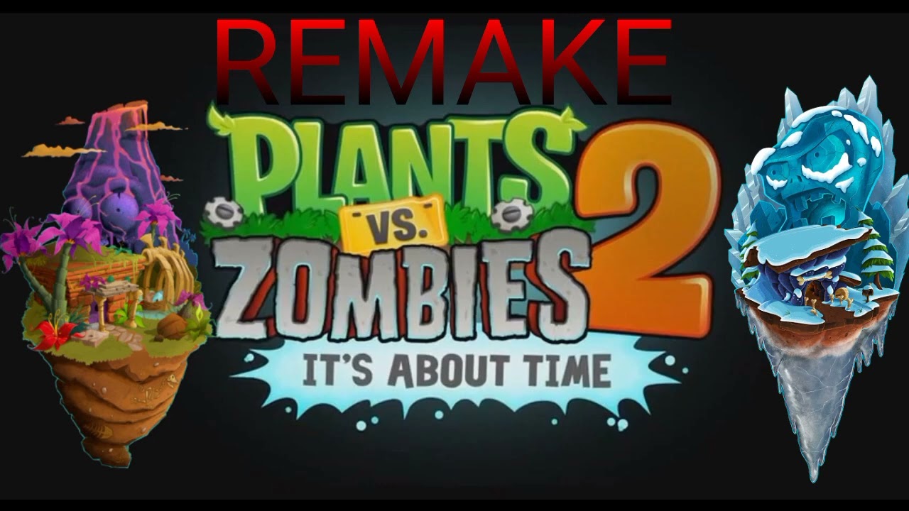 Frostbite Caves + Jurrasic Marsh UB (REMAKE) | pvz2 mashup