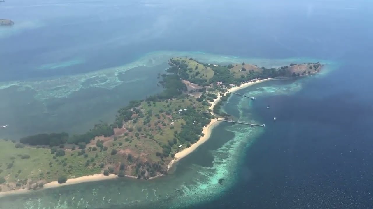Landing at Komodo Airport  Labuan Bajo
