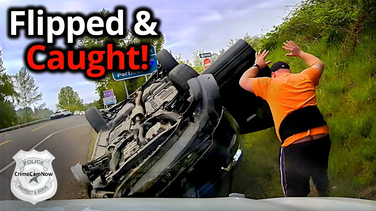 Fugitive Takes Federal SUV for a Wild Ride!
