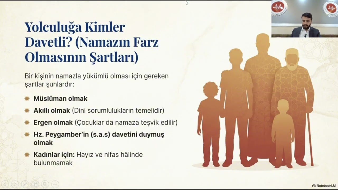 NAMAZIN VAKİTLERİ ve ŞARTLARI,NAMAZ KİMLERE FARZDR KONU ANLATM/Şafi-Hanefi İlmihal Dersleri/Ders 8.1