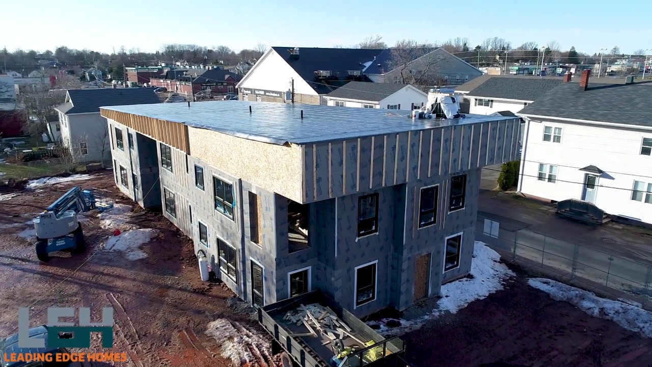 Charlottetown, PEI Apartment Construction Time-lapse