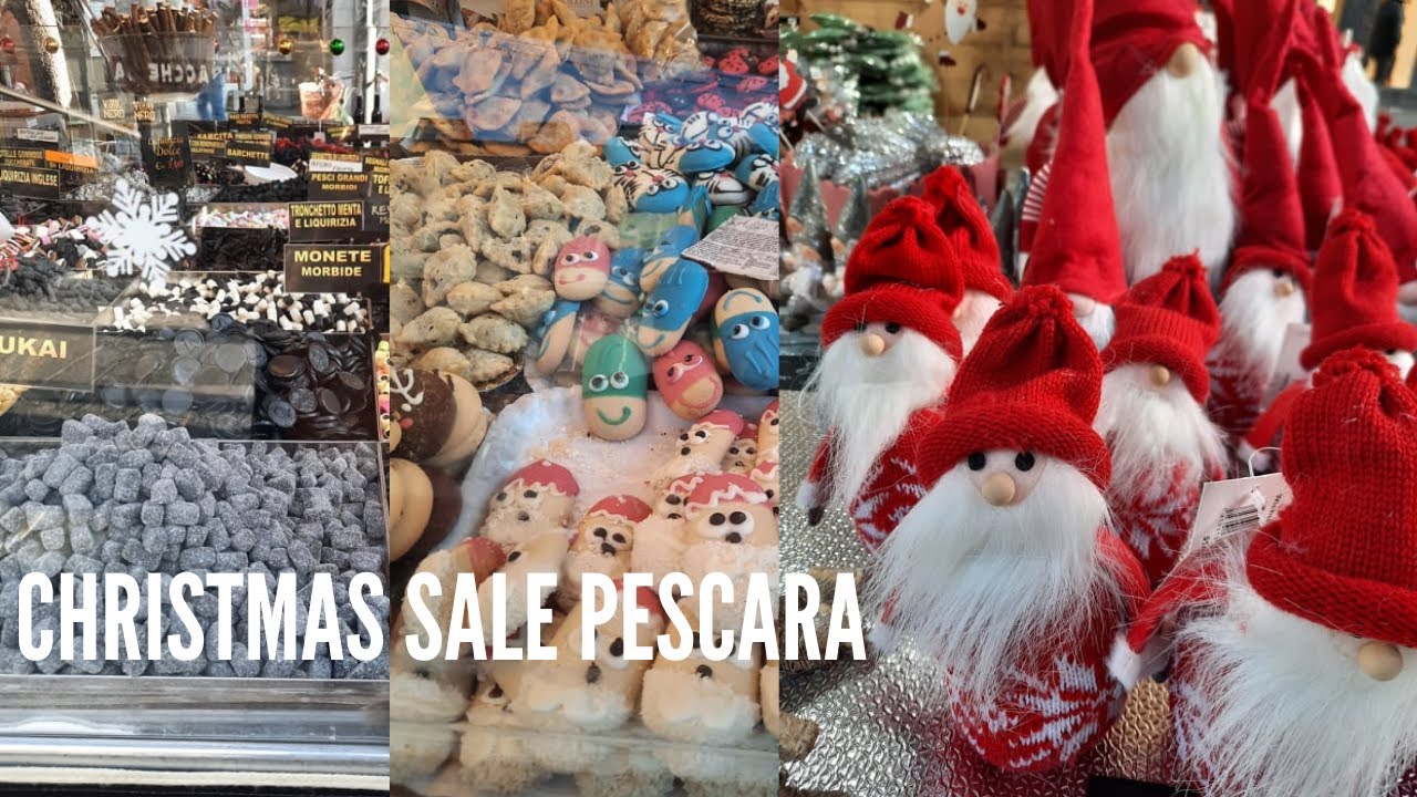 Pescara Christmas SALE: Cloth, Jewelry, Bags, food and fun