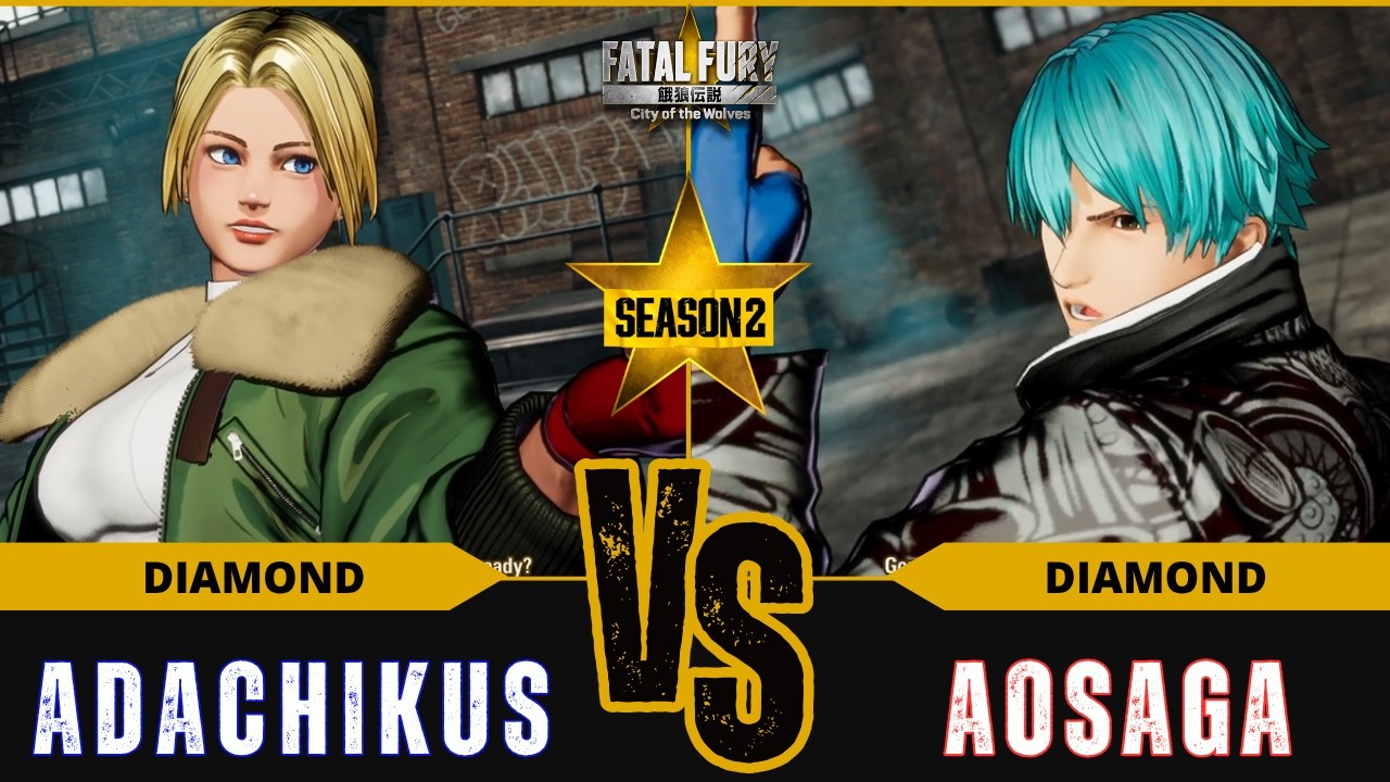 FF:CotW 🐺 ADACHIKUS (Blue Mary) vs AOSAGA (Rock Howard)⭐Replay Match - FATAL FURY: CotW - 3/26