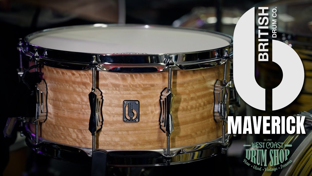 British Drum Co. Maverick 10-Ply Maple Snare Drum