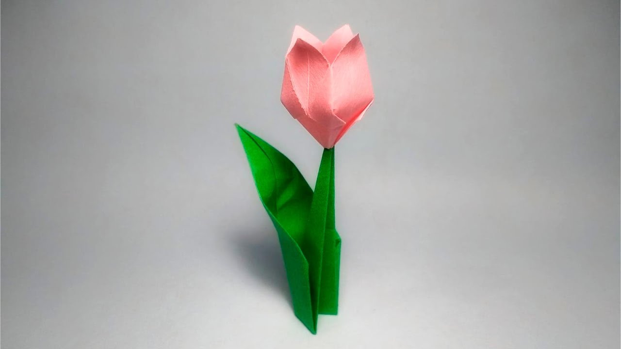 ♪ ♫ ¡Tulipan pam pam! ♪ ♫ - Tutorial de Origami