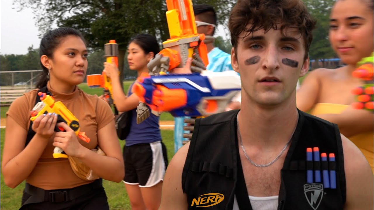 we had a nerf battle at school