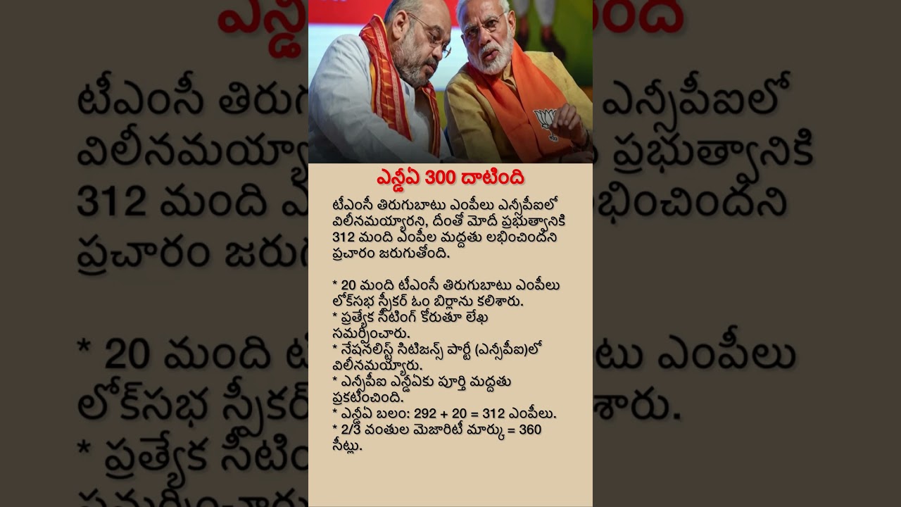NDA Crosses 300? Political Shake-Up in Parliament!