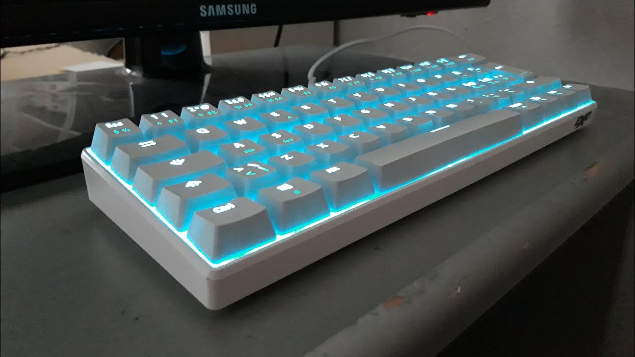 UNBOXATAAN MEKAANINEN 60% KOKOINEN MINI NÄPPÄIMISTÖ - EXO RASCAL MINI RGB