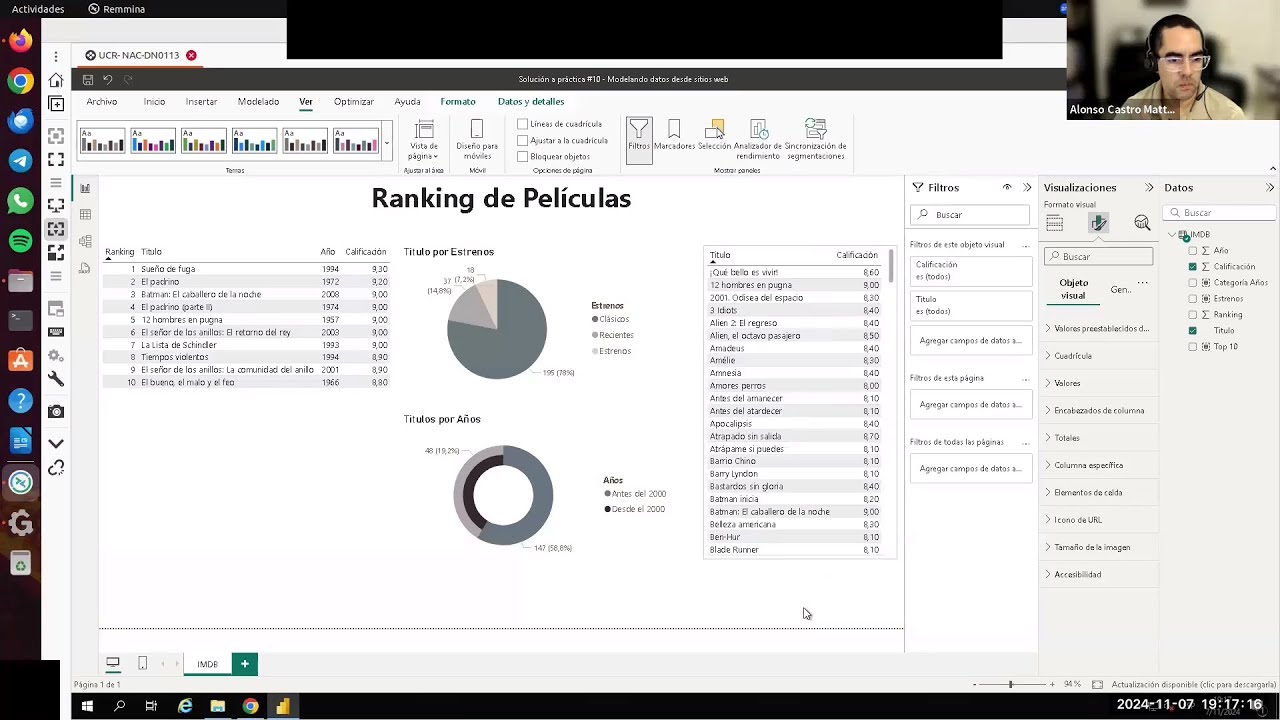 Modelando datos en Power BI desde un sitio Web