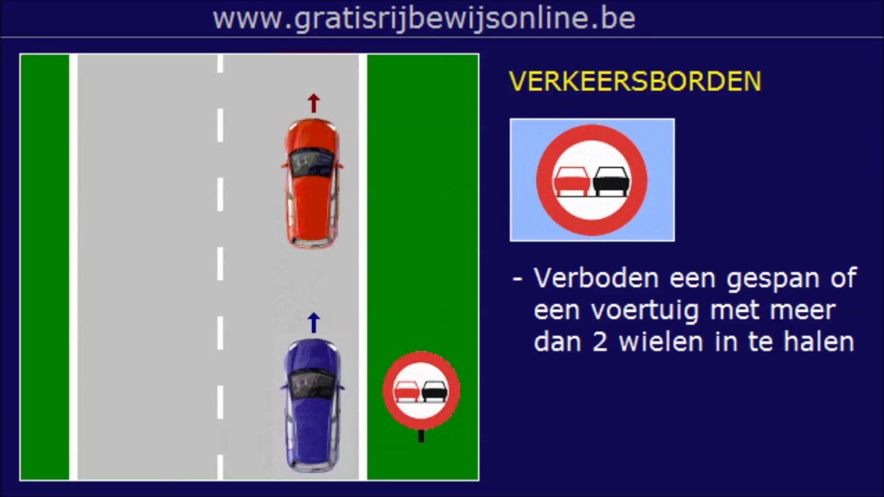 LES 16 Links inhalen verboden