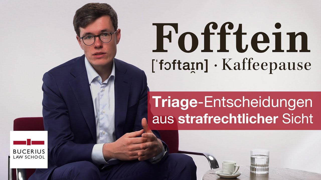 Was ist Triage? Fofftein mit Kilian Wegner