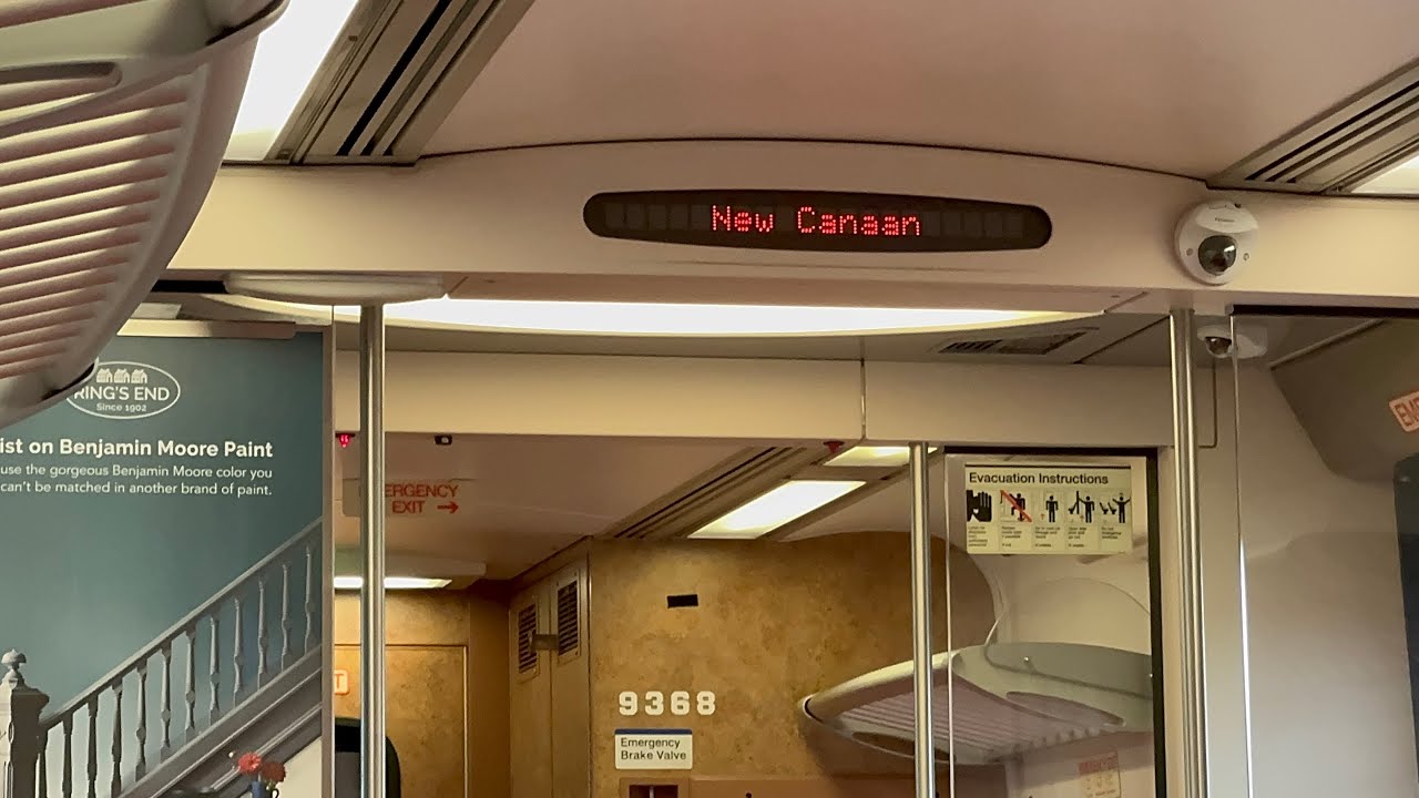 MTA Metro North Train 1730: M8 🔴New Canaan Line🔴 Train [Stamford to New Canaan]