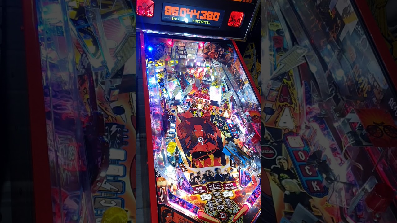 STERN ACDC PRO PINBALL MACHINE FROM 2012 Code 1.70