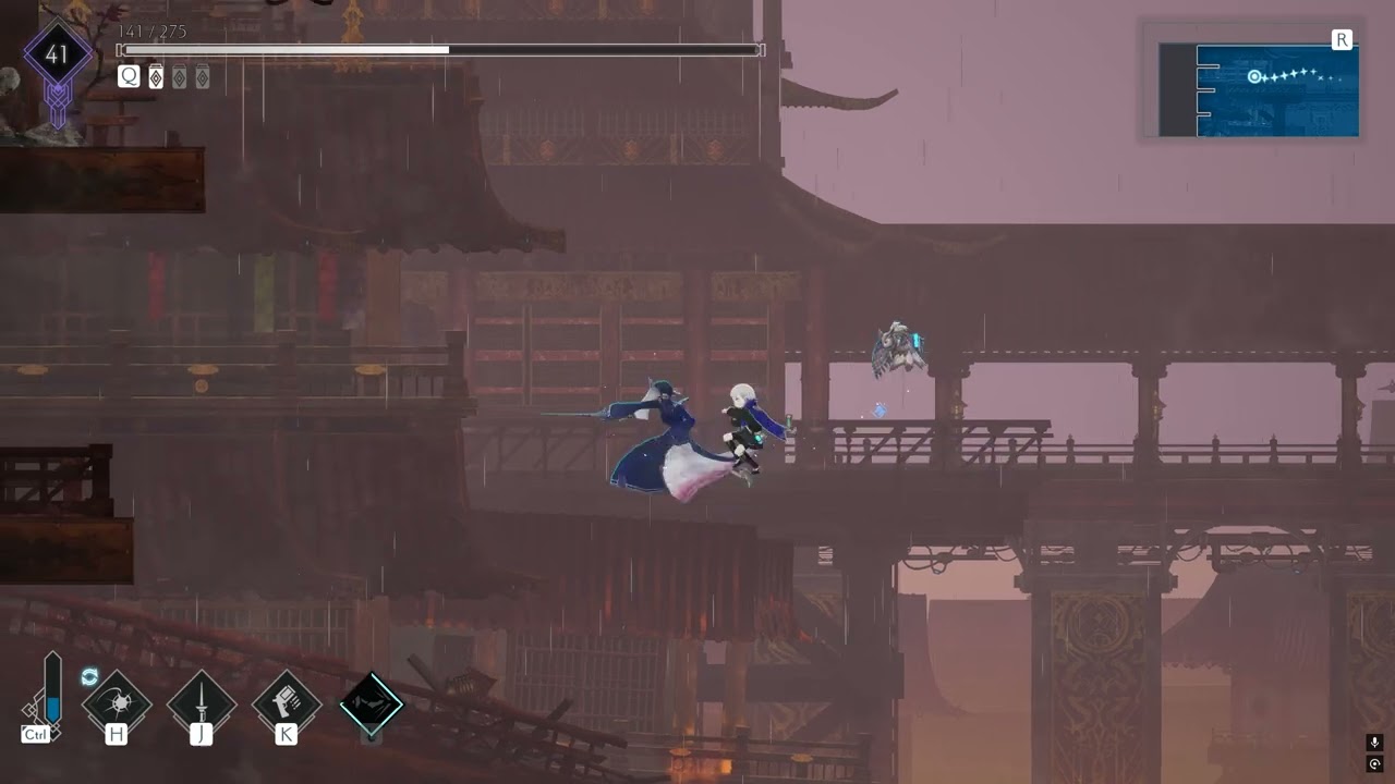 [ENDER MAGNOLIA][Central Stratum - Steel District] jumping trick - fly through the sky