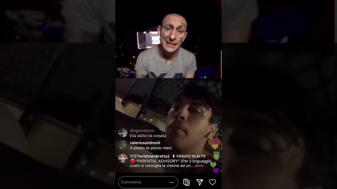 1727 vs elia17baby in diretta Instagram si insultano pesantemente!? (Video intero)