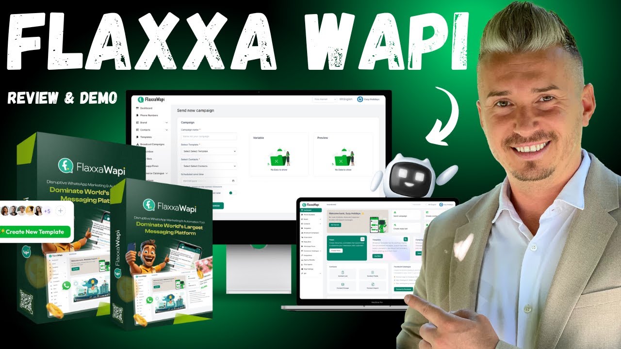 Flaxxa Wapi Review & Demo - WhatsApp Marketing & Automation Tool