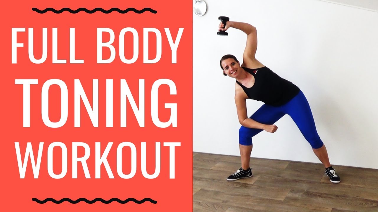 20 Minute Toning Body Workout for Women - Body Toning Exercises – With Dumbbells