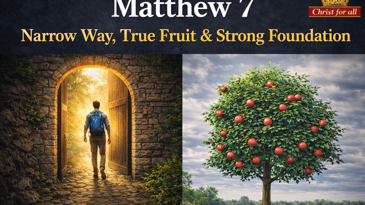 Matthew 7 | Narrow Way, True Fruit & Strong Foundation