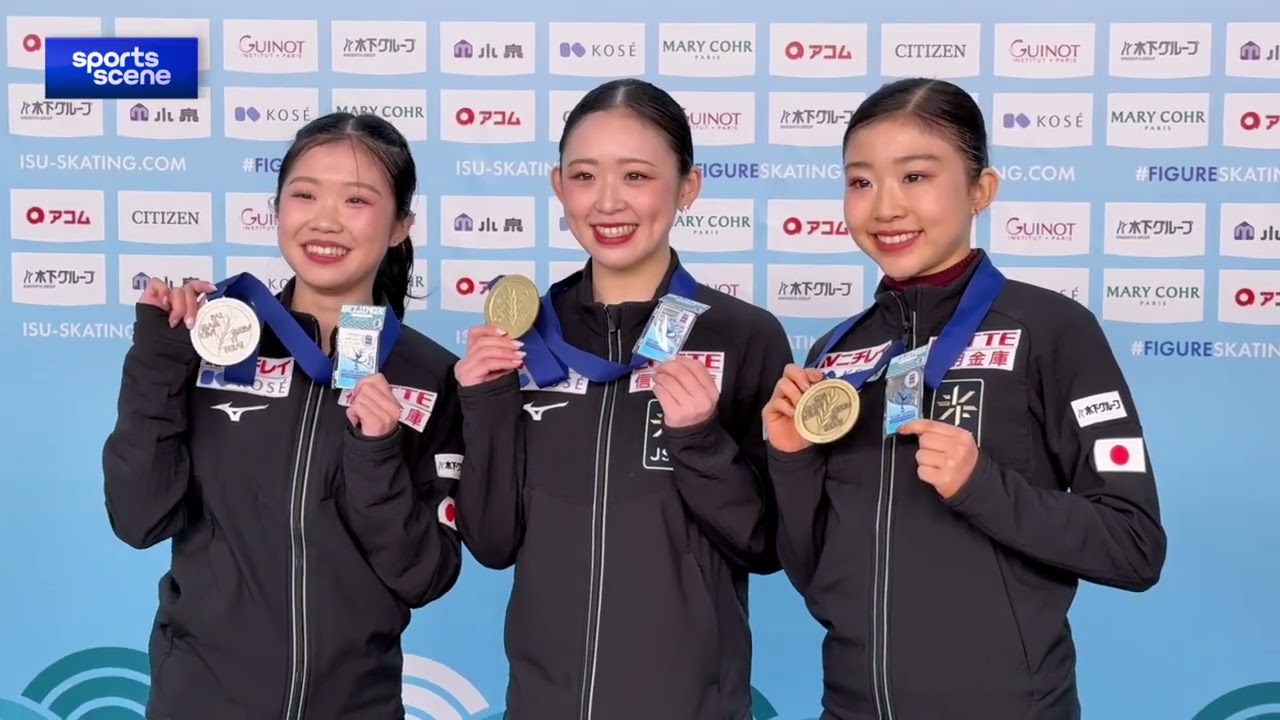 Japan Sweeps Women's Podium at Four Continents 2026 in Beijing｜Figure Skating｜四大陸選手権｜青木祐奈｜中井亜美｜千葉百音