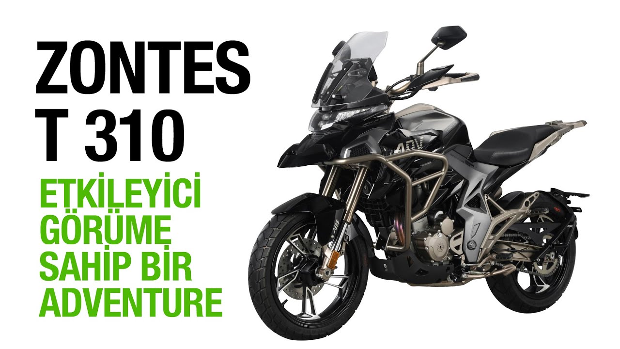 Zontes T310 etkileyici görünümü ve özellikleriyle dikkat çekiyor