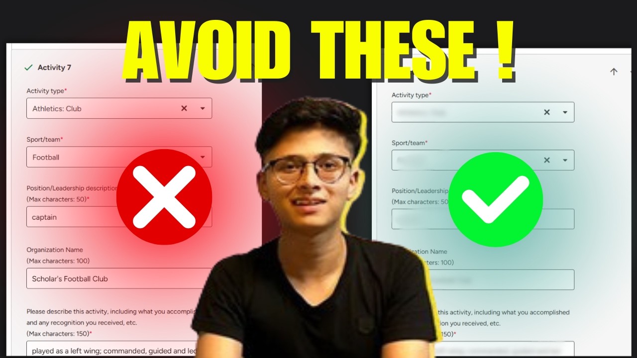Last minute tips for common app | How to list activities and grades in common app | Nepal | Nepali