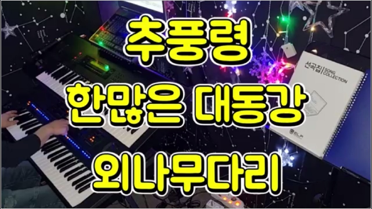 전자올겐연주 / 디스코메들리 / 추풍령,한많은대동강,외나무다리