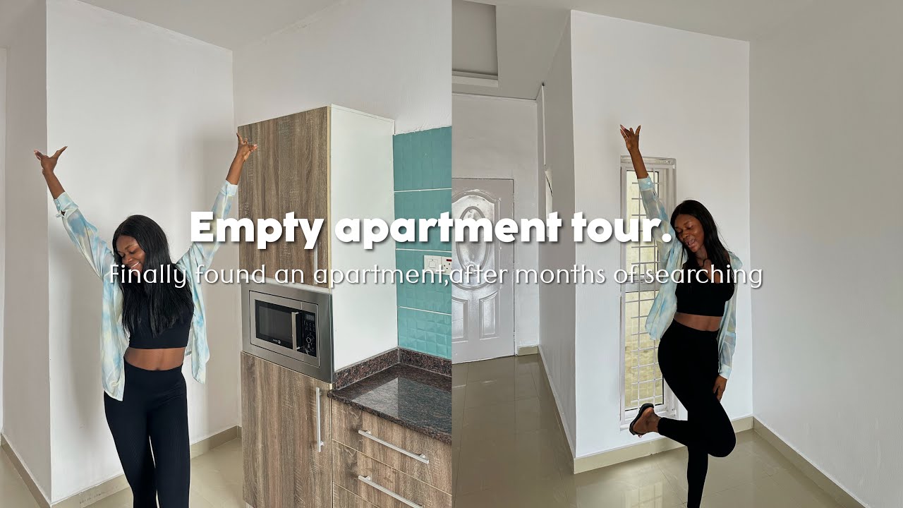 EMPTY APARTMENT TOUR IN LAGOS ISLAND #apartmenttour #emptyapartmenttour