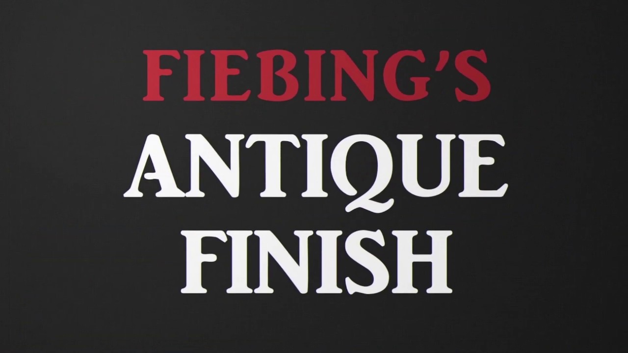 Fiebing's Antique Finish Paste How To Product Tutorial for Leathercraft