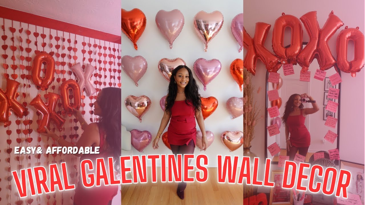 5 Easy and Affordable Galentines Wall Decoration Ideas