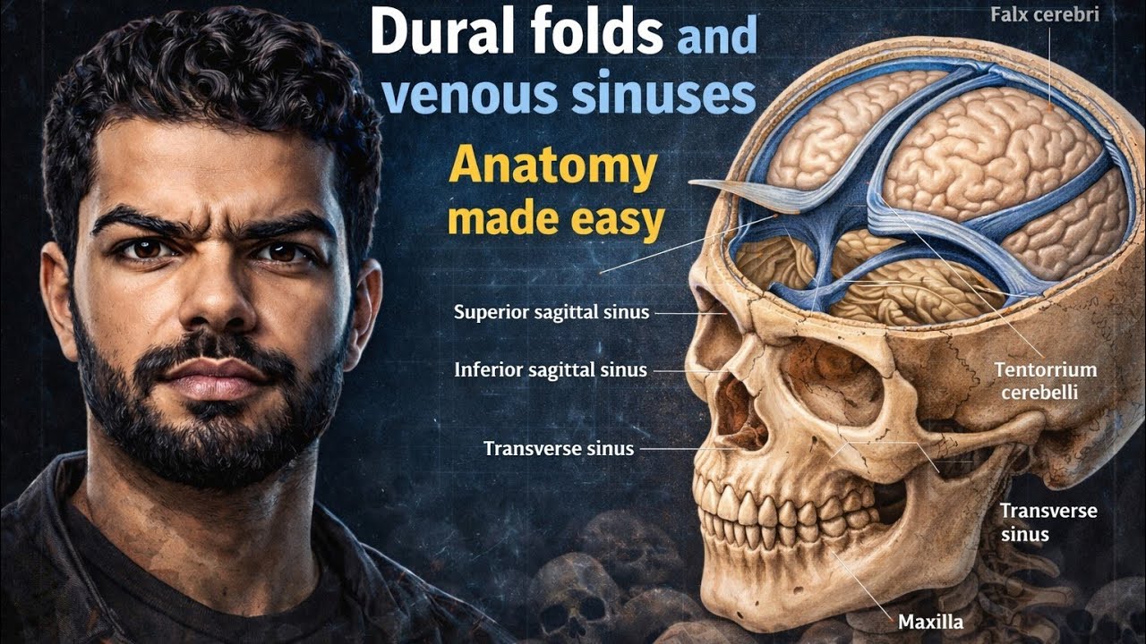 CNS anatomy 2 // Dural folds and venous sinuses