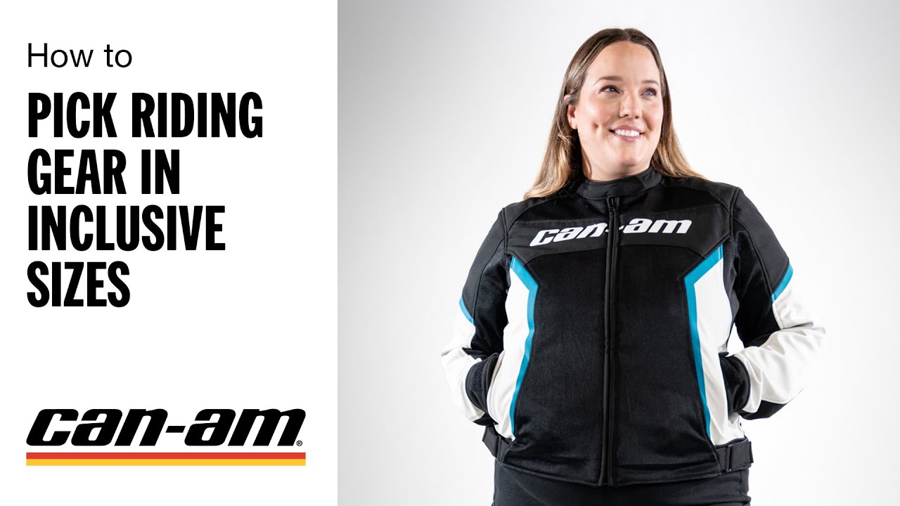 How to Pick Your Riding Gear in Inclusive Sizes | Can-Am