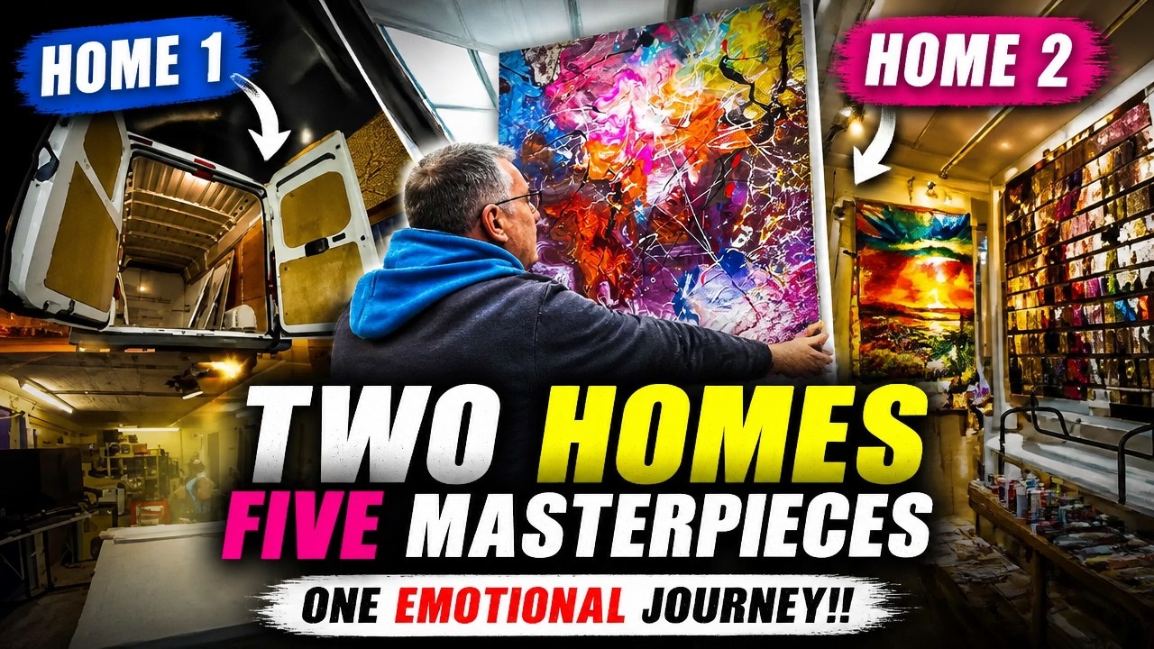 FIVE incredible artworks transform TWO amazing homes!!