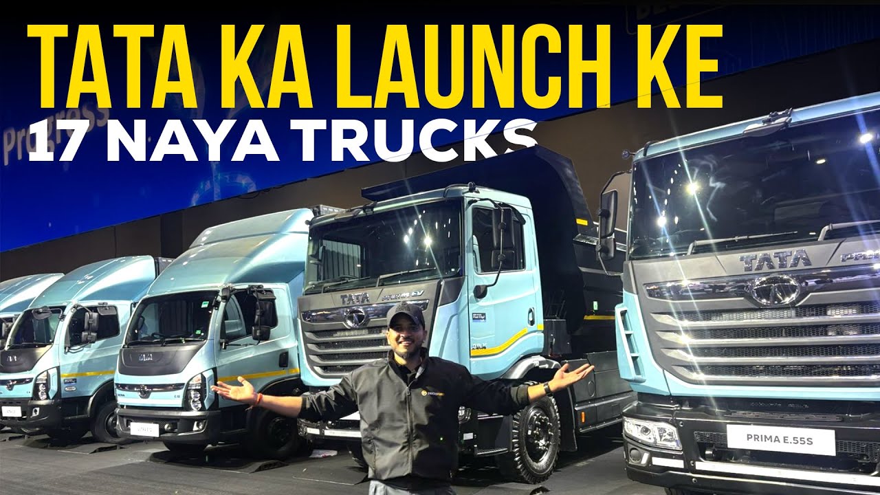 TATA Unveils 17 New Commercial Vehicles | Built for Power & Performance