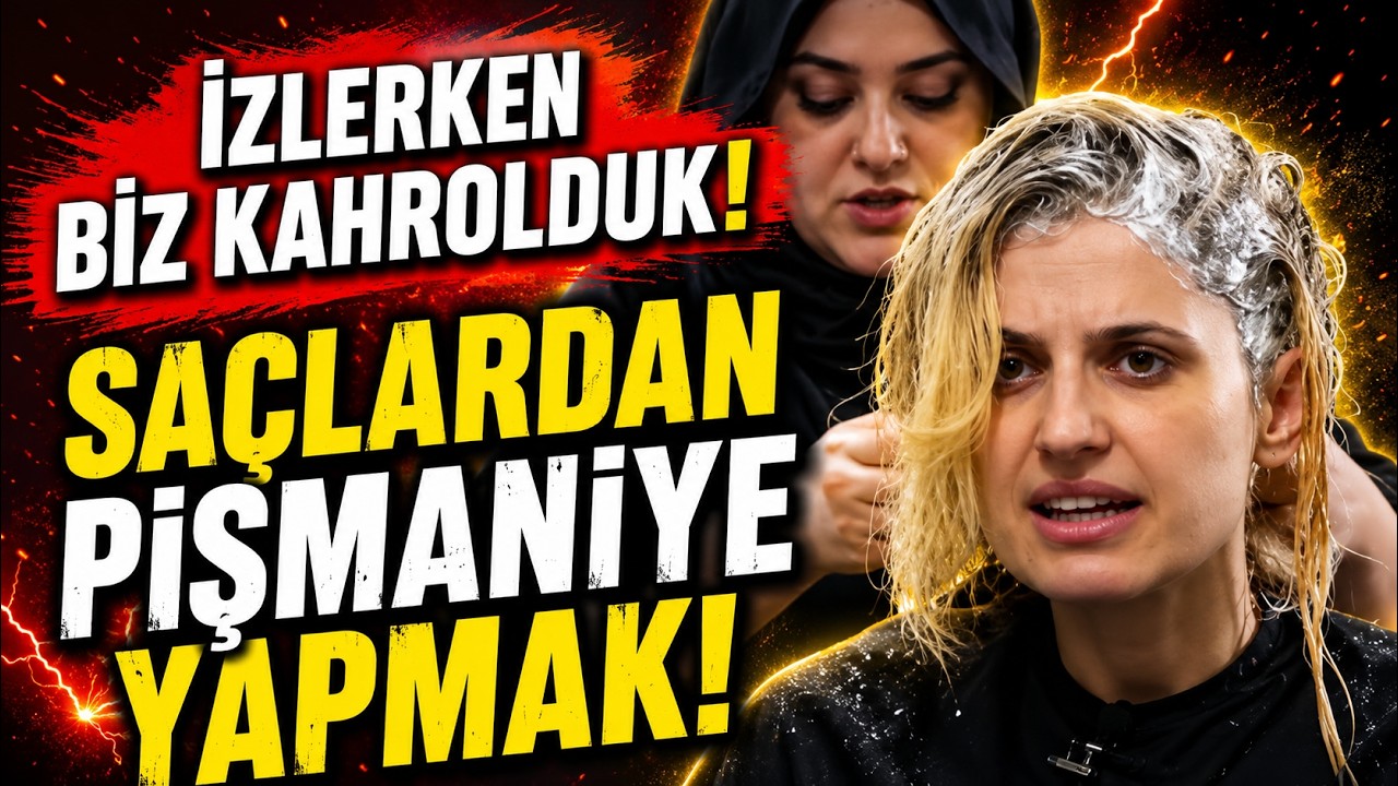 Sarı Saçlardan Pişmaniye Yapmak - Kuaför Kazığı
