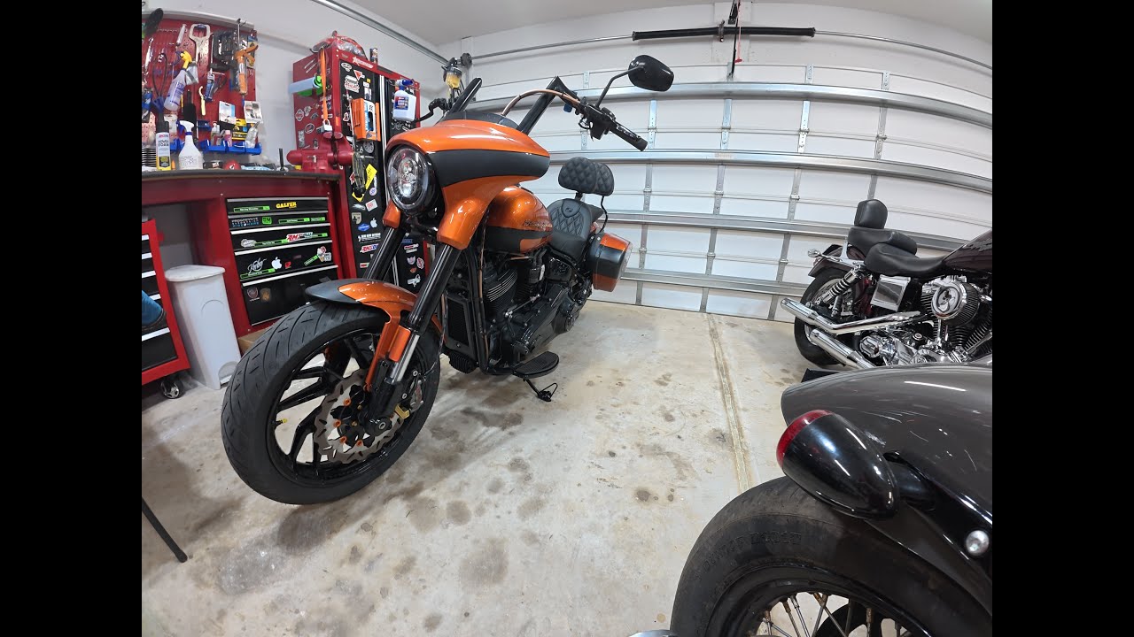 Kick stand extension for M8 Harley Softail