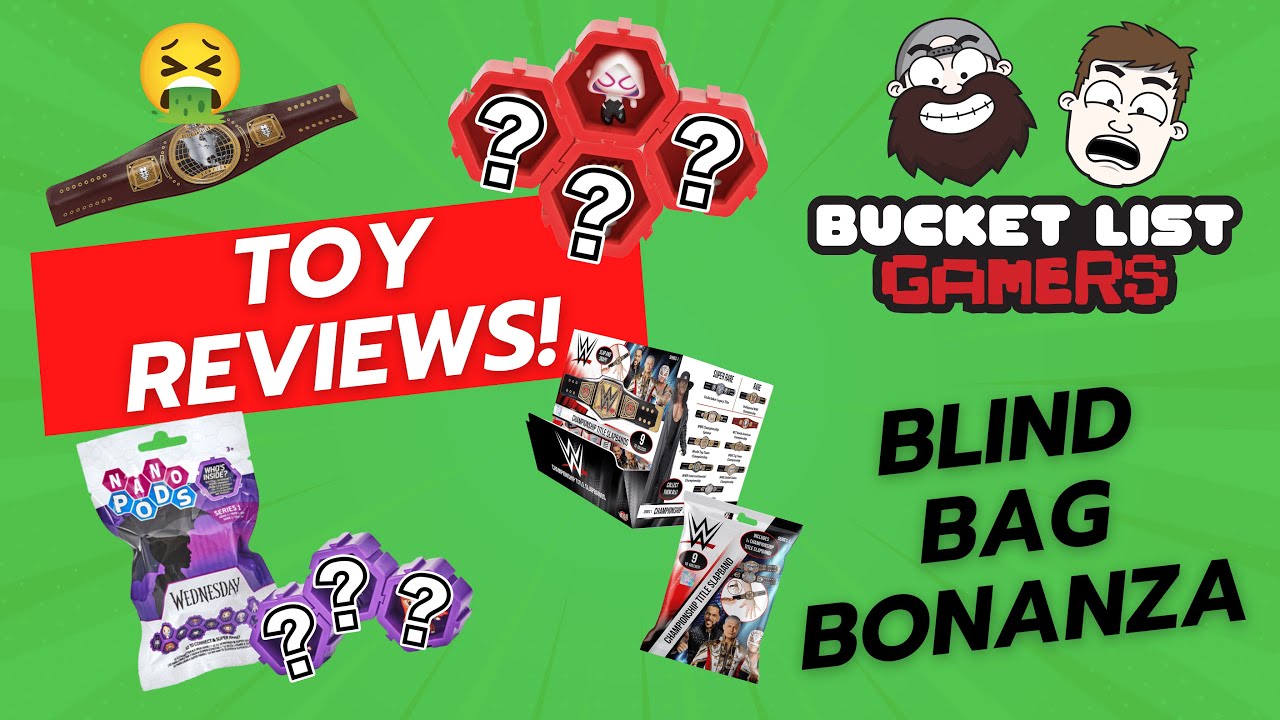 We Got Sent Wednesday, Marvel & WWE Blind Bags! Will We 'Avenge' Our Poor Pulls? - BLG Mini Review