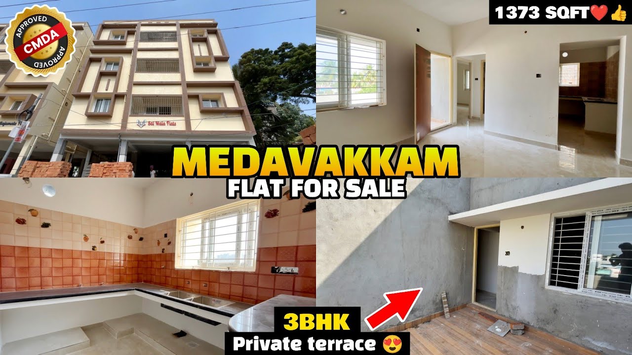 😃1373 sqft Specious😍🔥 3BHK House For Sale 📌Medavakkam Sembakkam