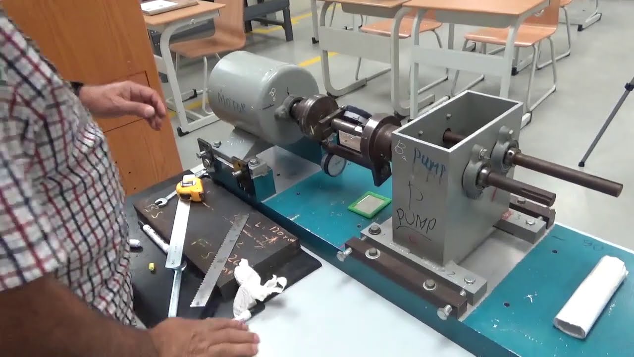shaft alignment face and rim practical exercise horizontal move ist part.