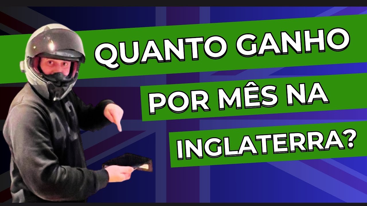 🤑QUANTO que o MOTOBOY GANHA por mês na Inglaterra?