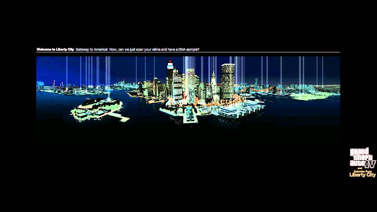 GTA IV's Website Theme