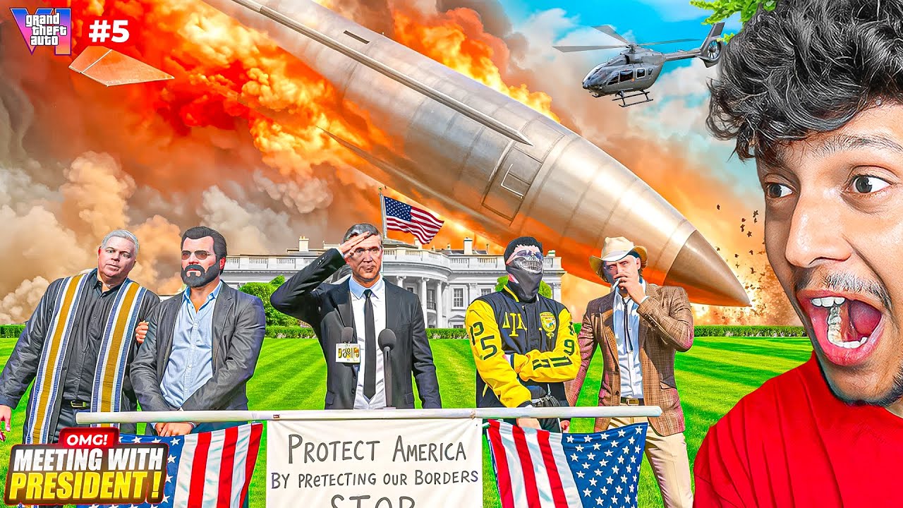 PRESIDENT MEETING FOR WAR in GTA 5 REAL LIFE!🔥#5