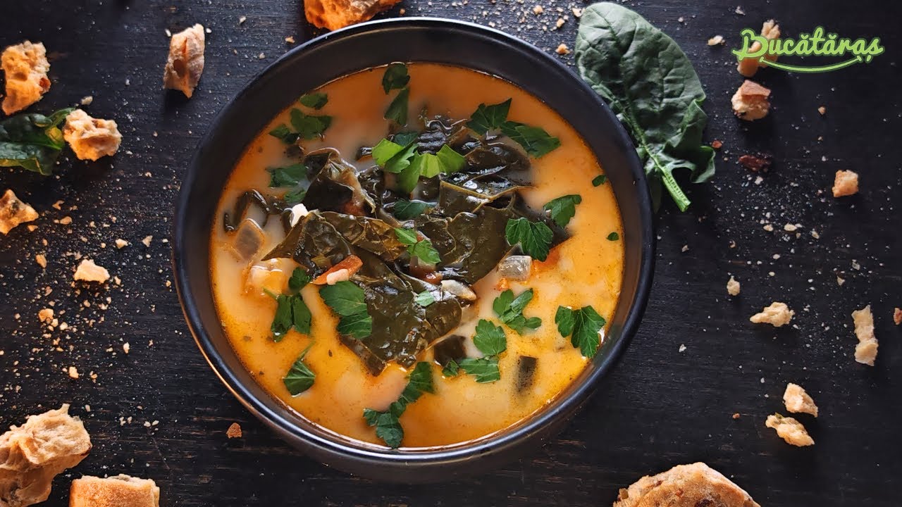 Reteta inedita si delicioasa de BORS CU SPANAC dres cu smantana