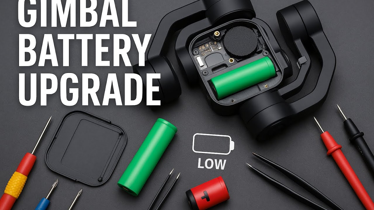 “DIY Gimbal Battery Replacement That Actually Works”. Zhiyun  estabilizador
