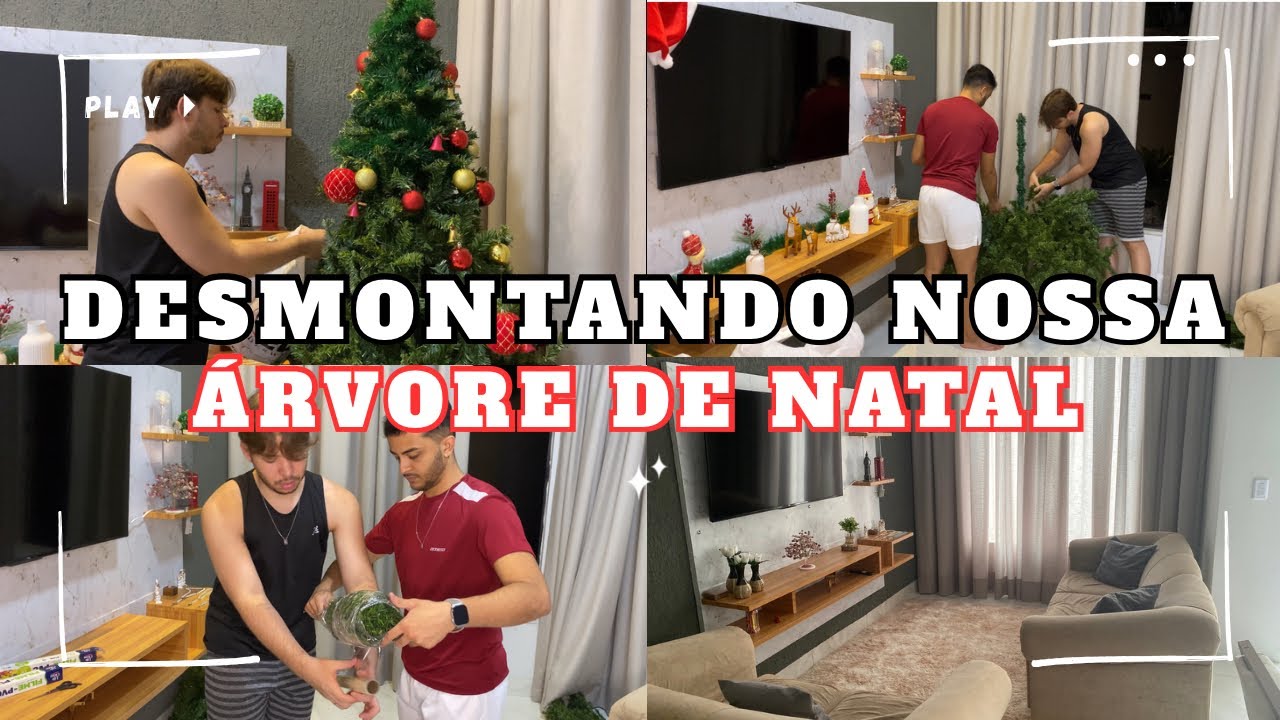 DESMONTANDO NOSSA ÁRVORE DE NATAL + CONVERSANDO COM VOCÊS 😍✨