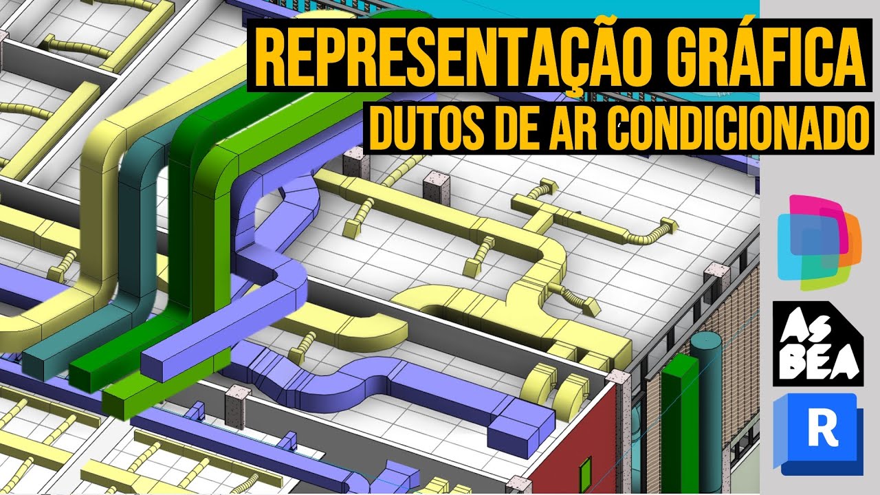 Cores de Dutos - Revit MEP HVAC